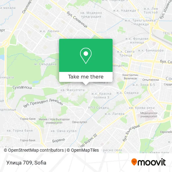 Карта Улица 709