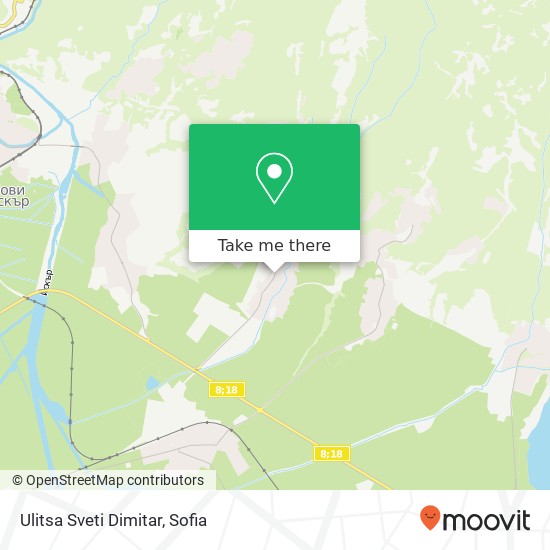 Ulitsa Sveti Dimitar map