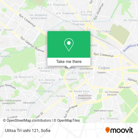 Карта Ulitsa Tri ushi 121