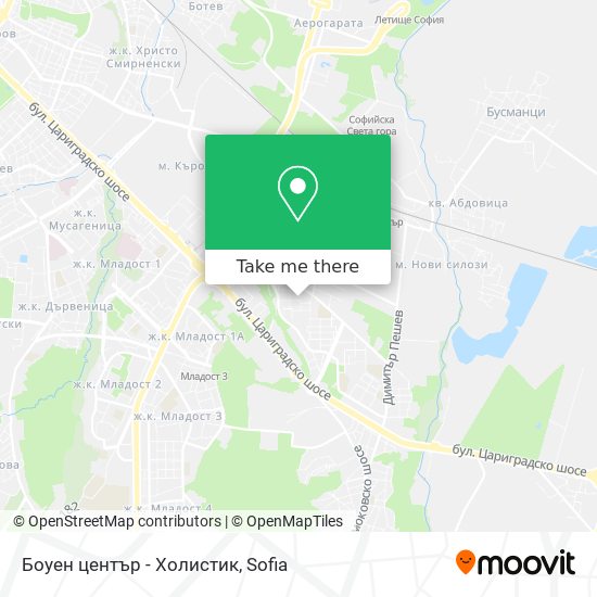 Боуен център - Холистик map
