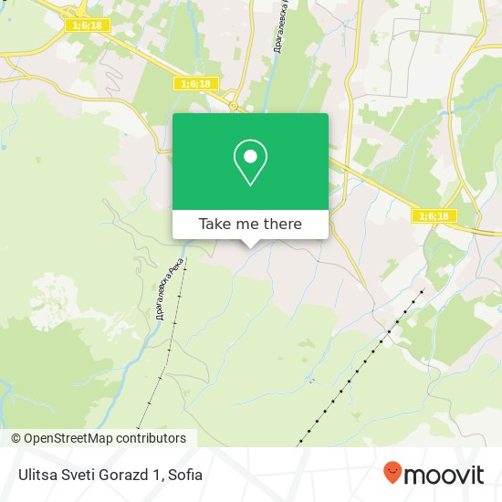 Ulitsa Sveti Gorazd 1 map