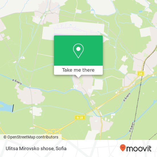 Карта Ulitsa Mirovsko shose