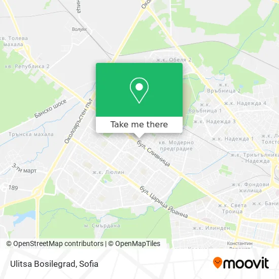 Ulitsa Bosilegrad map