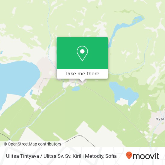Карта Ulitsa Tintyava / Ulitsa Sv. Sv. Kiril i Metodiy