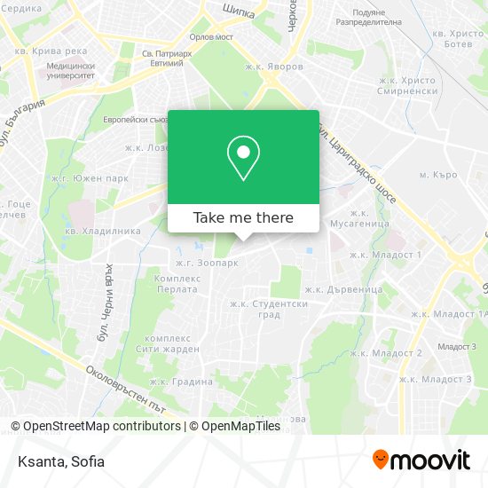 Ksanta map