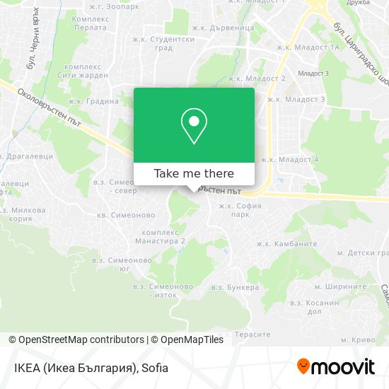 IKEA (Икеа България) map