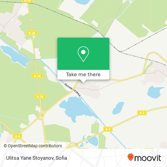 Ulitsa Yane Stoyanov map