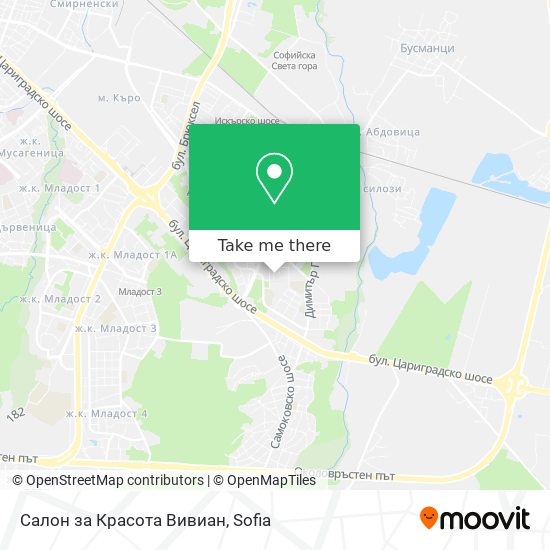 Салон за Красота Вивиан map