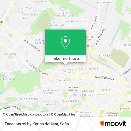 Facecontrol by Karina del Mar map