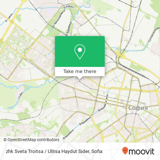 zhk Sveta Troitsa / Ulitsa Haydut Sider map