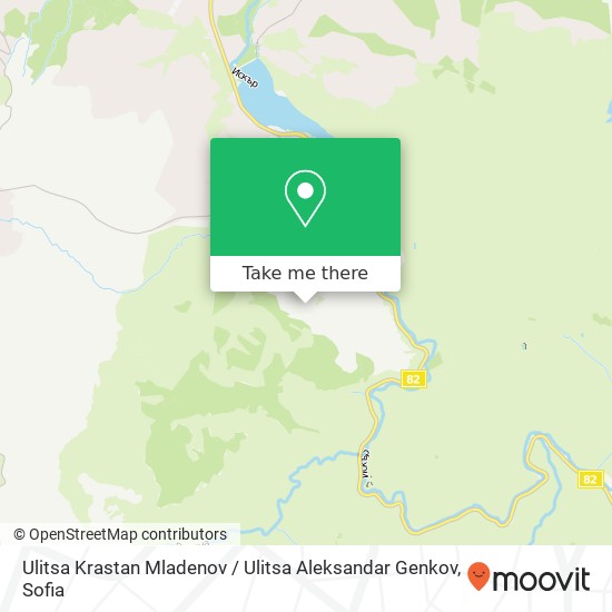 Ulitsa Krastan Mladenov / Ulitsa Aleksandar Genkov map