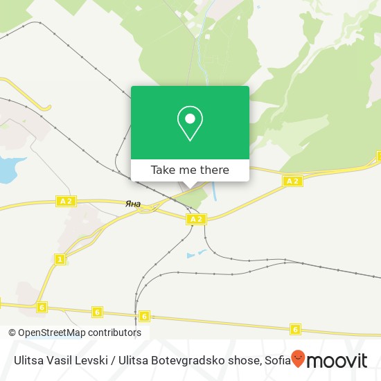 Карта Ulitsa Vasil Levski / Ulitsa Botevgradsko shose