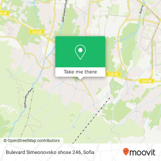 Bulevard Simeonovsko shose 246 map