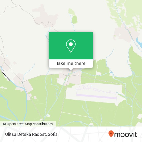 Ulitsa Detska Radost map