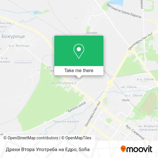 Карта Дрехи Втора Употреба на Едро