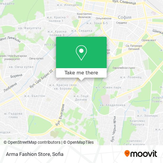 Arma Fashion Store map