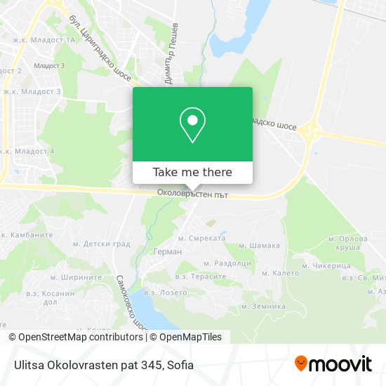 Карта Ulitsa Okolovrasten pat 345