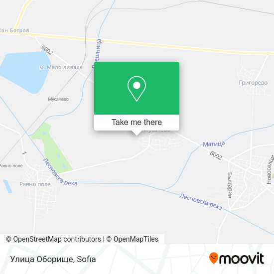 Улица Оборище map