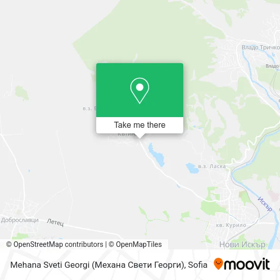 Карта Mehana Sveti Georgi (Механа Свети Георги)