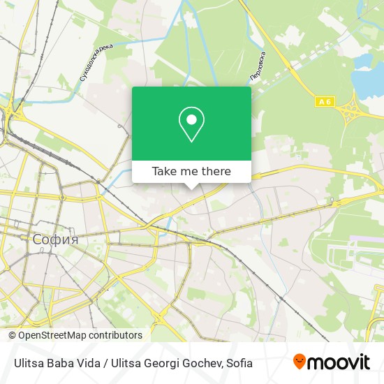 Ulitsa Baba Vida / Ulitsa Georgi Gochev map