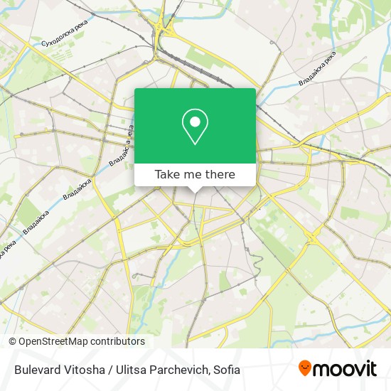 Карта Bulevard Vitosha / Ulitsa Parchevich