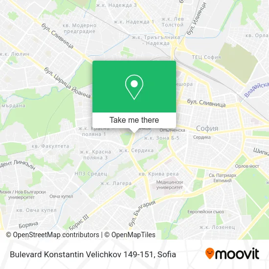 Карта Bulevard Konstantin Velichkov 149-151