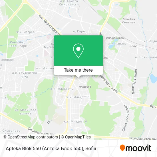 Карта Apteka Blok 550 (Аптека Блок 550)