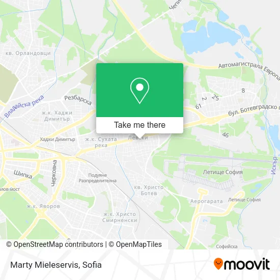 Карта Marty Mieleservis