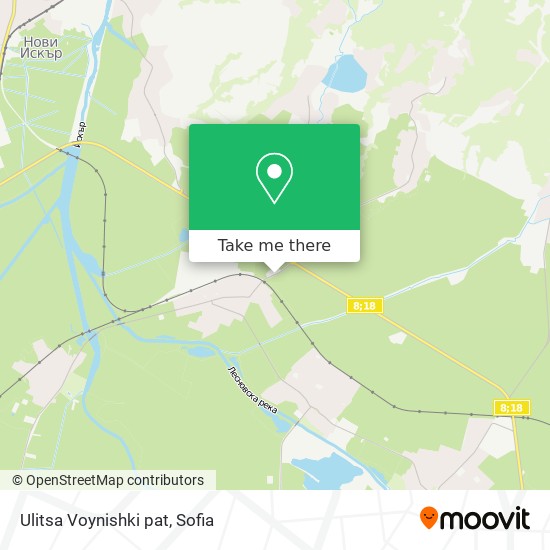 Ulitsa Voynishki pat map