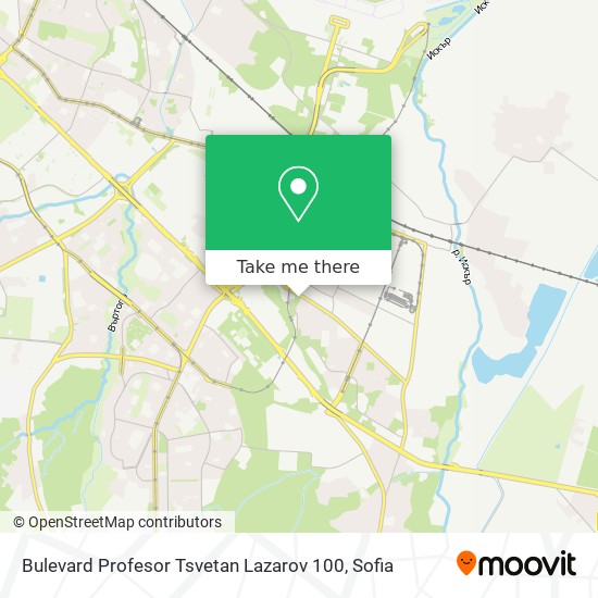 Bulevard Profesor Tsvetan Lazarov 100 map