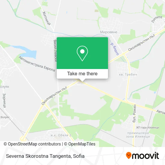 Карта Severna Skorostna Tangenta