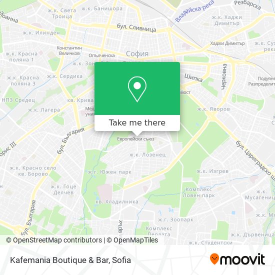 Kafemania Boutique & Bar map