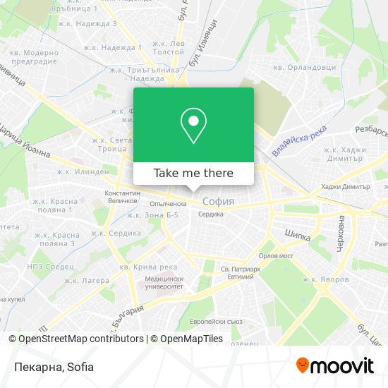 Пекарна map