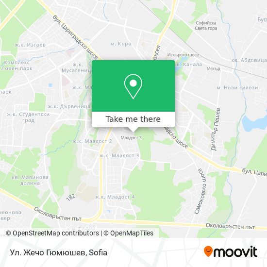 Ул. Жечо Гюмюшев map