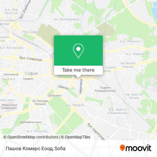 Пашов Комерс Еоод map