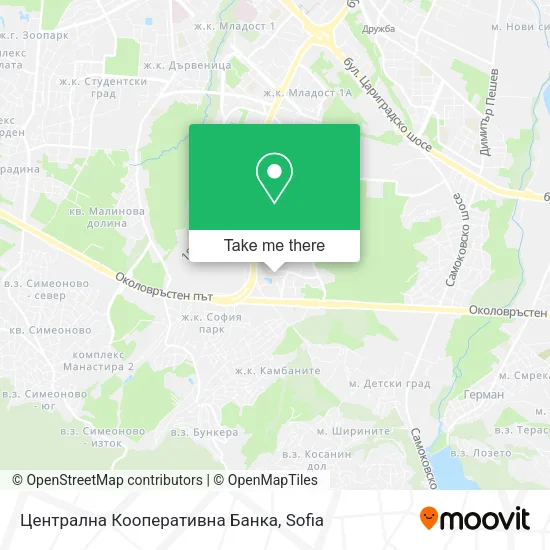 Карта Централна Кооперативна Банка