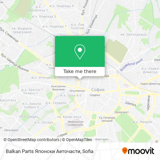 Balkan Parts Японски Аеточасти map