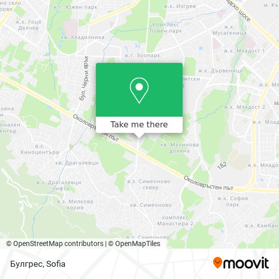 Карта Булгрес