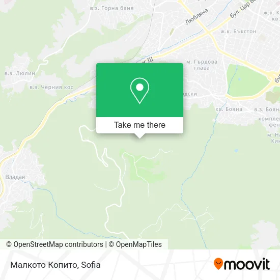 Карта Малкото Копито