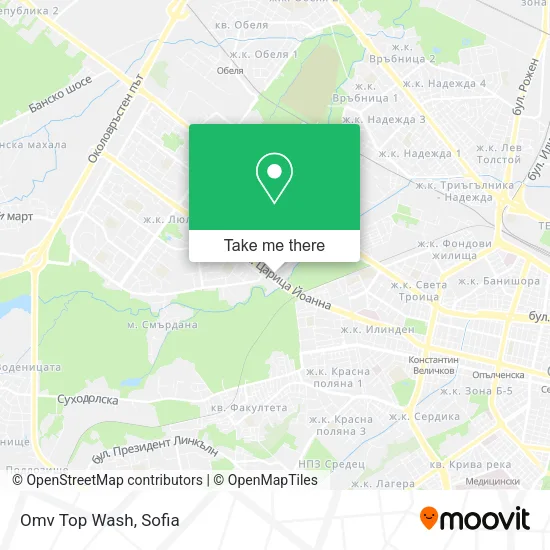 Карта Omv Top Wash