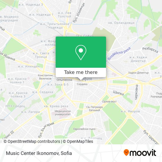 Music Center Ikonomov map