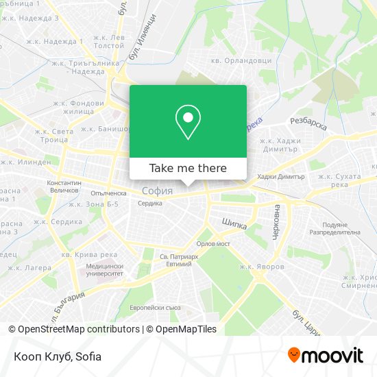 Кооп Клуб map
