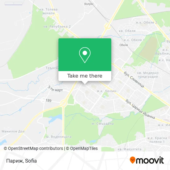 Париж map