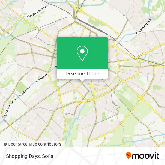 Shopping Days map