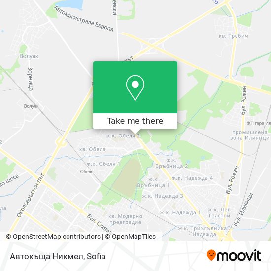 Автокъща Никмел map