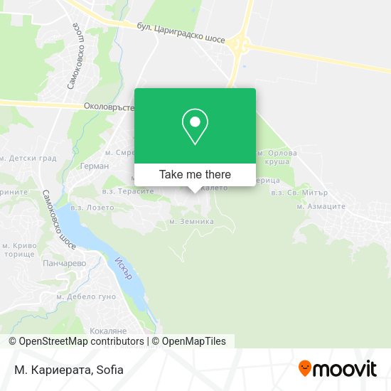 Карта М. Кариерата
