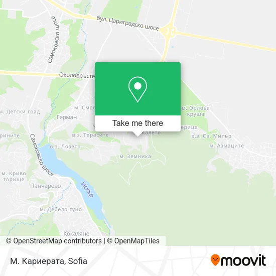 Карта М. Кариерата