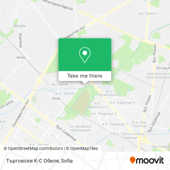 Карта Търговски К-С Обеля