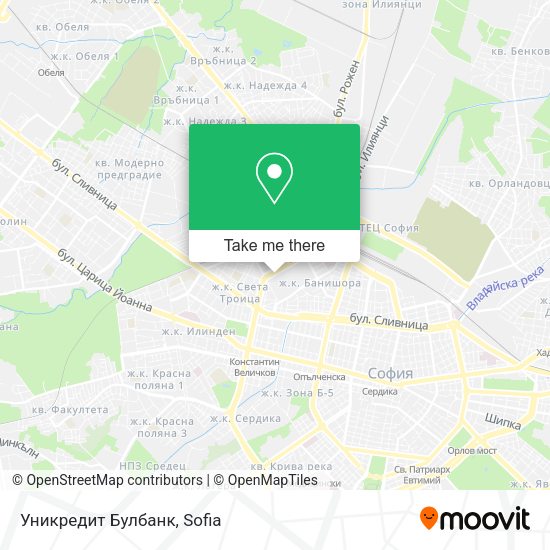 Уникредит Булбанк map