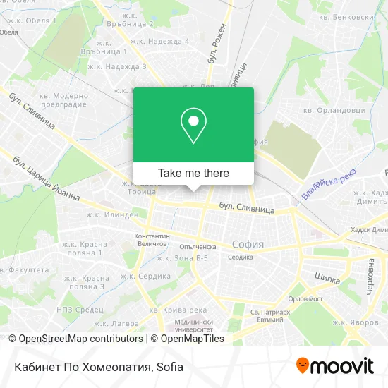 Карта Кабинет По Хомеопатия